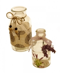 48 Staklene vaze i svećnjaci   